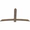 Ekena Millwork Bellingham Smooth Timber Gable Bracket, Douglas Fir, 72"W x 42"H x 1 1/2"D x 5 1/2"F, 14/12 Pitch GBW072X42X0206BEL00SDF - alternate 3
